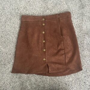 Brown skirt